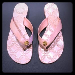 Tory Burch flip flops flats